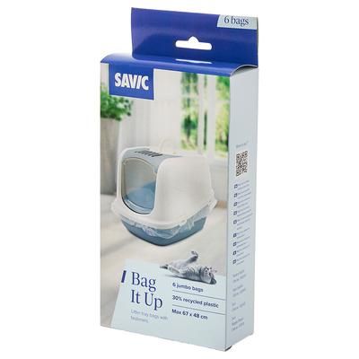 Replacement Filter For XXL Savic Nestor Burgundy & White Covered Litter Tray