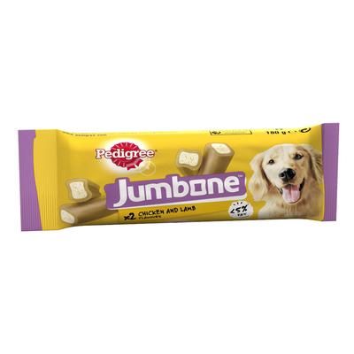 3x180g Medium Chicken & Lamb Jumbone Pedigree Dog Treats