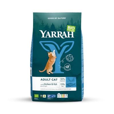 10kg Yarrah Organic with Fish Dry Cat Food
