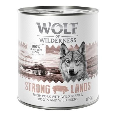 24x800g Pork Adult Single Protein Wolf of Wilderness Wet Dog Food