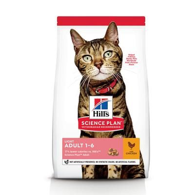 2x10kg Chicken Adult Light 1-6 Hill's Science Plan Dry Cat Food