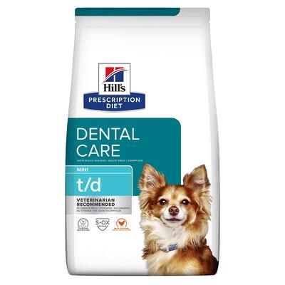 3x3kg t/d Mini Dental Care Hill's Prescription Diet Dry Dog Food