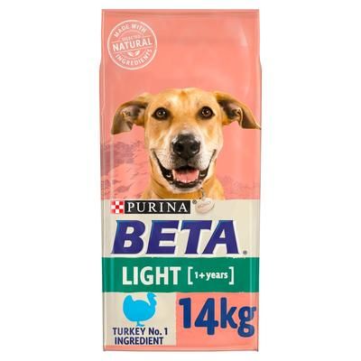 2x14kg Adult Light Turkey BETA Dry Dog Food
