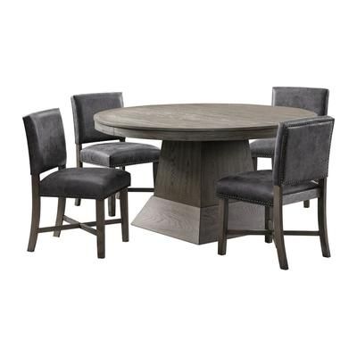 Modesto 5PC Dining Set in Grey - Picket House Furnishings D.2660.5PC