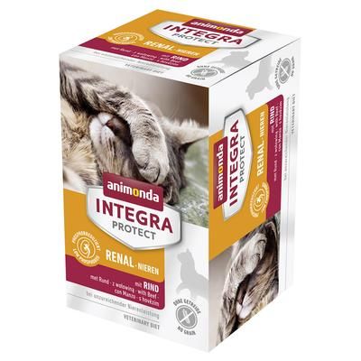 6x100g Renal Beef Animonda Integra Protect Wet Cat Food