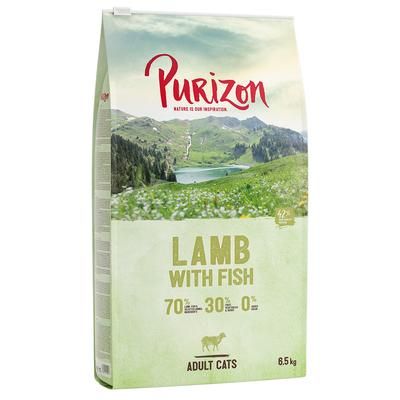 2x6.5kg Adult Lamb & Fish Grain-Free Purizon Dry Cat Food