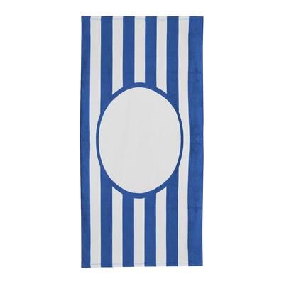 Carmel Towel Company C3060ST Print Friendly College Stripe in Royal Blue | Cotton C3060PF, C3060PFCS