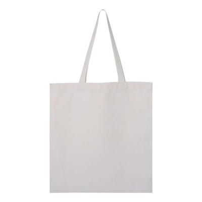 Q-Tees Q800 Promotional Tote Bag in White | Canvas Q0800