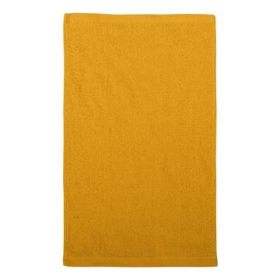 Q-Tees Q00T18 Budget Rally Towel in Gold | Cotton Terry Velour T18