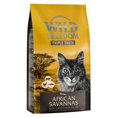 3x2kg Adult Spirit of Africa Wild Freedom Dry Cat Food