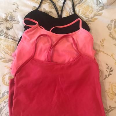 Lululemon Athletica Tops | Bundle Of Lululemon Tank Tops | Color: Black/Pink | Size: 8