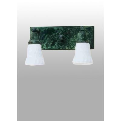 "14"W Revival Oyster Bay Embossed 2 LT Vanity Bar - Meyda Lighting 56532"