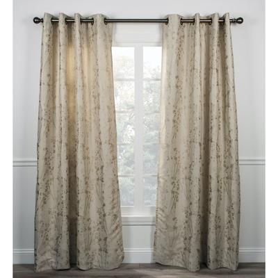 Wide Width Meadow Lined Grommet Panel by Meadow in Linen (Size 50" W 84" L)