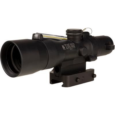 Trijicon Dual Illuminated Compact ACOG Scope 3x30 mm 300BLK 115/220Gr. Amber Crosshair Reticle Matte Black 400381
