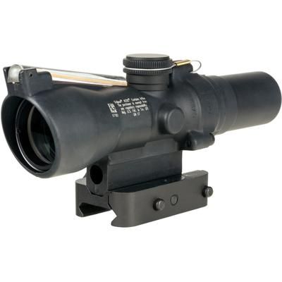 Trijicon Compact Dual Illuminated ACOG Scope 1.5x24 mm Amber Crosshair Reticle Matte Black 400335