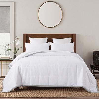 Framed Down Alternative Blanket by St. James Home in Grey (Size TWIN)