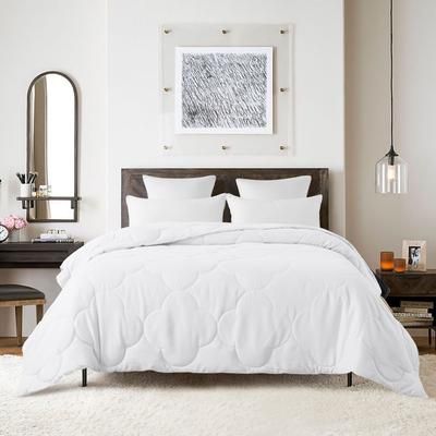 Pendant Down Alternative Comforter by St. James Home in White (Size FL/QUE)