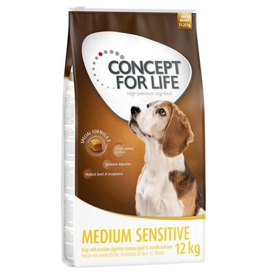 2x12kg Medium Sensitive Concept for Life Dry Dog Food