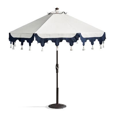 Skyros Designer Umbrella - Indigo, Weathered - Frontgate