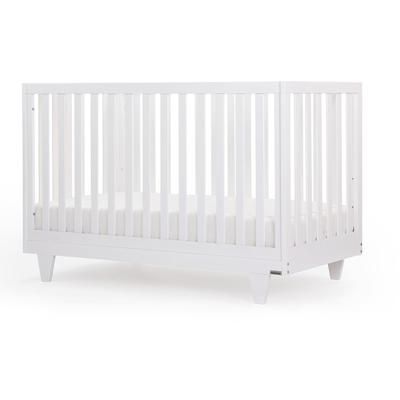 dadada Cambridge 3-in-1 Convertible Crib - White