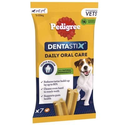 7x Small Dentastix Pedigree Daily Dental Dog Chews