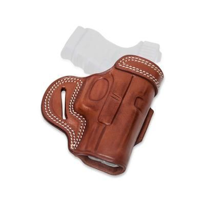 Cebeci Arms Leather Belt Reinforced Combat Grip Holsters 1911 and All Clones 3.5in Right Tan 20724RT02
