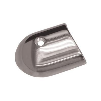 TACO Marine Stainless Steel 2-19/64'' Rub Rail End Cap Polished F16-0091