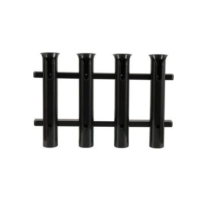 TACO Marine 4-Rod Poly Rod Rack - Black P03-064B