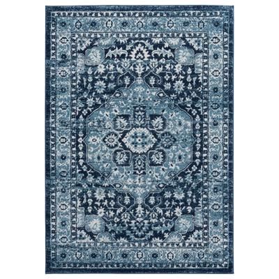 Bali Caymen Area Rug by United Weavers of America in Navy (Size 7'10"X7'10")
