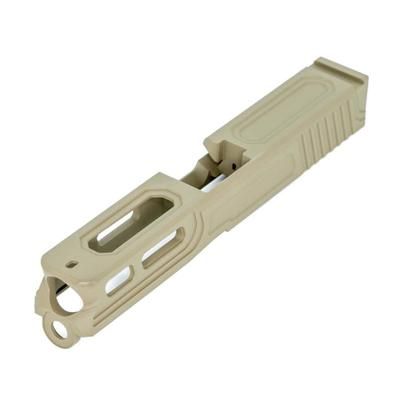 OpticsPlanet Exclusive EC Defense MK-5 Stripped G19 Pistol Slide FDE EC-MK5 FDE