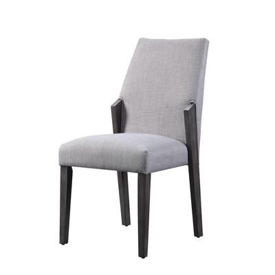 Side Chair (Set-2) by Acme in Gray Oak