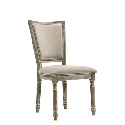 Side Chair (Set-2) by Acme in Gray