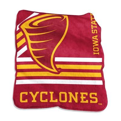 Iowa State Raschel Throw Home Textiles by NCAA in Multi