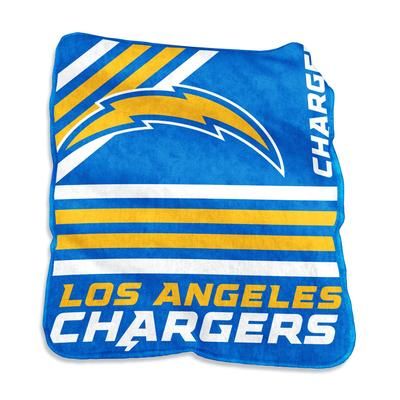 La Chargers Raschel Throw Home Textiles by NFL in Multi