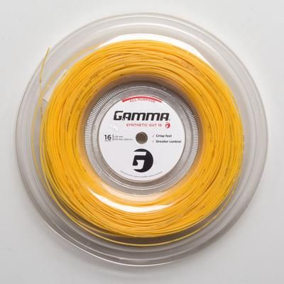 Gamma Synthetic Gut 16 Gold 720' Reel Tennis String Reels