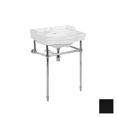 Randolph Morris Console Bathroom Sink - 8 Inch Faucet Drillings RMM069-CON-8-MB