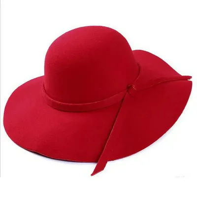 Chapeau de soleil vintage pour femmes, large casquette en feutre de laine, décontracté, été plage voyage disquette, cadeau