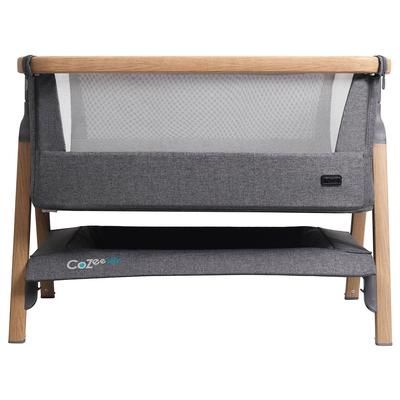 Tutti Bambini CoZee Air Bedside Crib - Oak / Charcoal