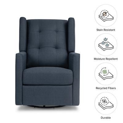 Franklin & Ben Austen Swivel Glider - Performance Navy Eco-Twill