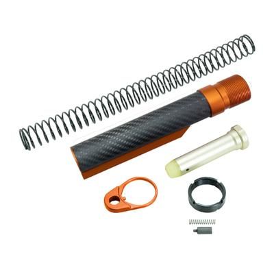 Timber Creek Enforcer Carbon Fiber Buffer Tube Kit Orange Anodized CF BTK OA