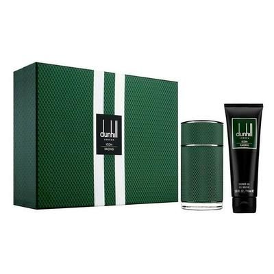 DUNHILL ICON RACING - 2 Pcs GIFT SET TRAVEL ( EAU DE PARFUM SPRAY 3.3 oz + SHOWER GEL 3.3 oz ) Standard Eau De Parfum for Men