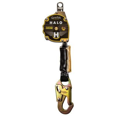 Guardian Fall Protection Halo Web Retractable Lifeline 11 Foot Rebar Hook
