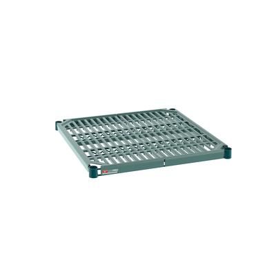 Metro PR2424NK3 Super Erecta Pro Epoxy Coated Wire Shelf - 24"W x 24"D, Polymer Mat/Epoxy Frame, Green