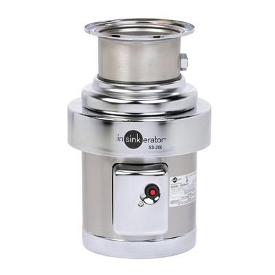 InSinkErator SS-200 208/1 Basic Unit Disposer - Stainless Steel, 2 HP, 208v/1ph