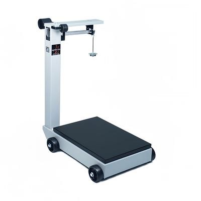Detecto 854F50PK Floor Model Receiving Scale, Enamel Finish, 500 lb/200 kg Capacity