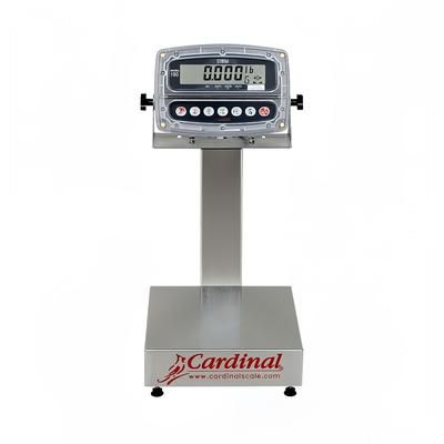 Detecto EB-150-190 Digital Bench Scale, 1" LCD Display, lb/kg/g/oz, 150 x 1/20 lb, 14 x 16", 110v, Stainless Steel