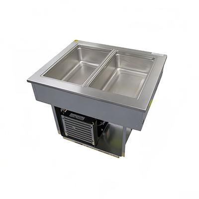 Delfield 8132-EFP 32" Drop-In Refrigerator w/ 2 Pan Capacity - Cold Wall Cooled, 115v, 2-Pan Capacity, Refrigerated, Stainless Steel