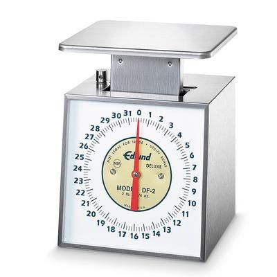 Edlund DF-2 Scale, Portion Control, Dial Type, 32 oz x 1/4 oz Graduation, NSF, Stainless Steel