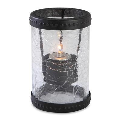 Sterno 80300 Vogue Candle Lamp - 3 1/8"D x 5"H, Glass, Clear/Bronze
