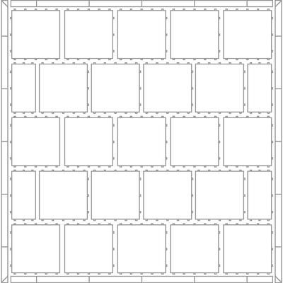 Forbes Industries 3221FK2 Florlok 2 Portable Dance Floor Set - 15 ft x 15 ft, Hardwood w/ Aluminum Frame